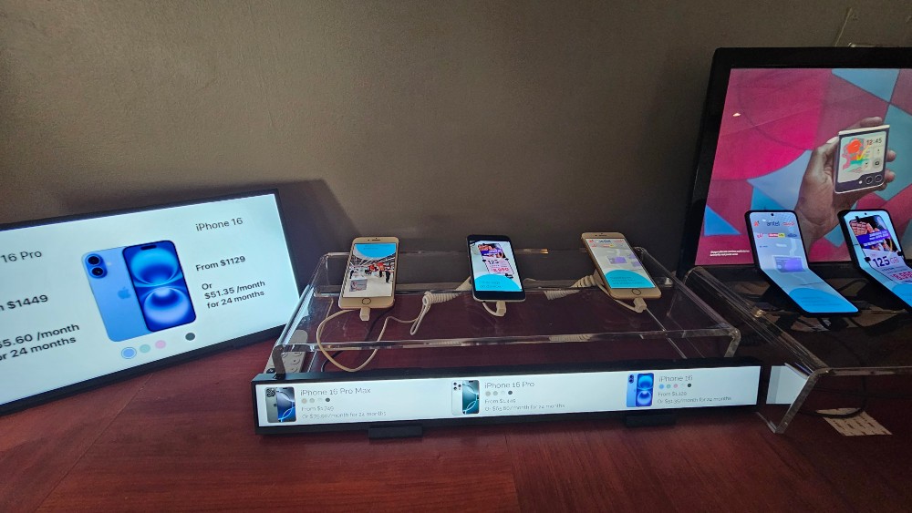 Sleek Touch Displays